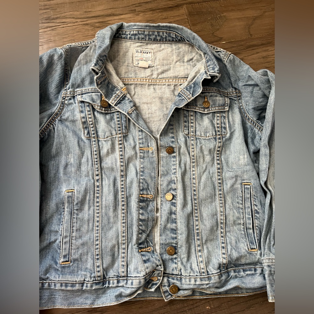 Old Navy Light Blue Women’s Denim Jacket - Picture 2 of 5